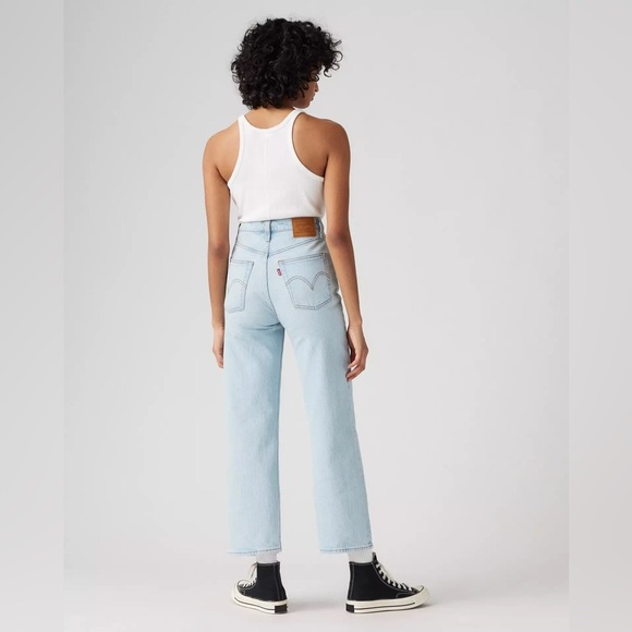 Levi's Ribcage Ankle Straight Leg Button Fly Size 29 100% Cotton - Picture 16 of 16